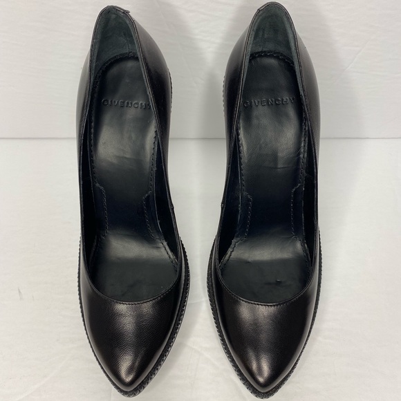 Givenchy Patent/Leather Platform Zipper Pumps - Picture 4 of 9